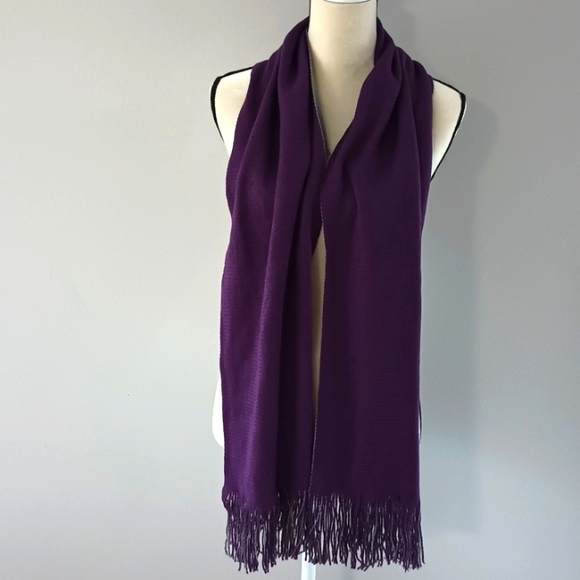 Nautica Women's Scarf Purple/Gray - Picture 1 of 5